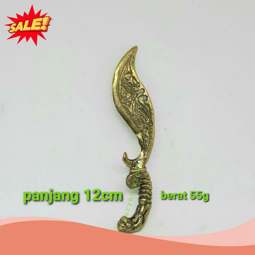 MURAH brang antik kujang mini kuningan