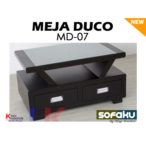 Meja Duco MD-07 - Meja Tamu Minimalis - Meja Ruang Tamu Duco Japandi