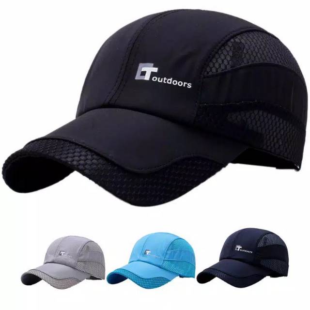 Topi Outdoor Import Fashion Sport Cap Sports Hat Pria Wanita Quick Dry