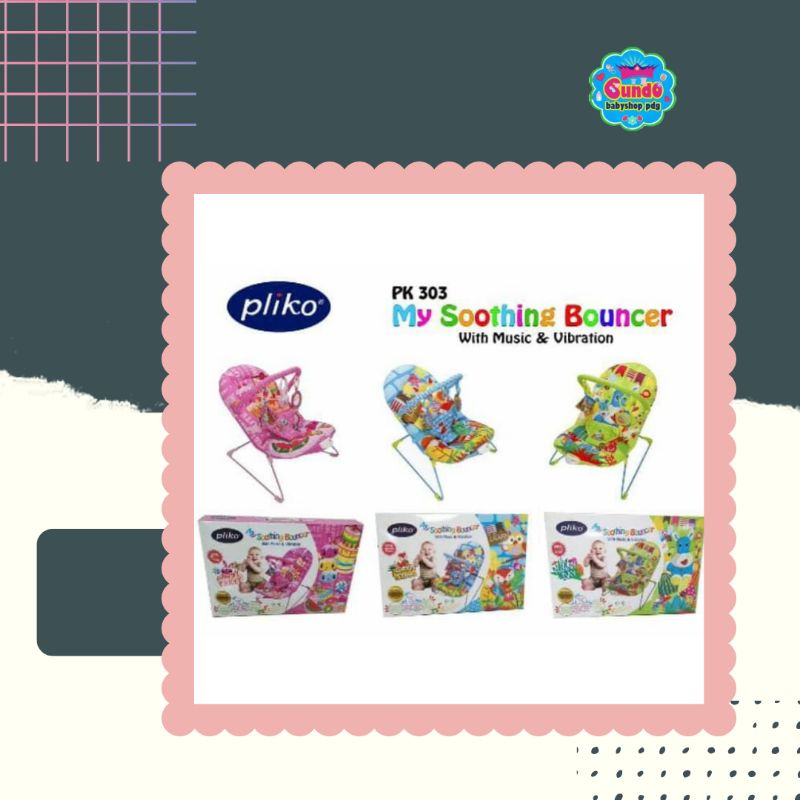 U Bouncer Pliko "My Soothing Bouncer" Baby Shop Padang
