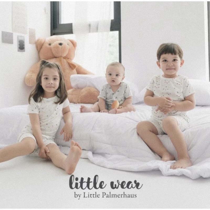 Little Palmerhaus Little Wear Shoulder Button Long Sleeves - Setelan Lengan Panjang Kancing Pundak