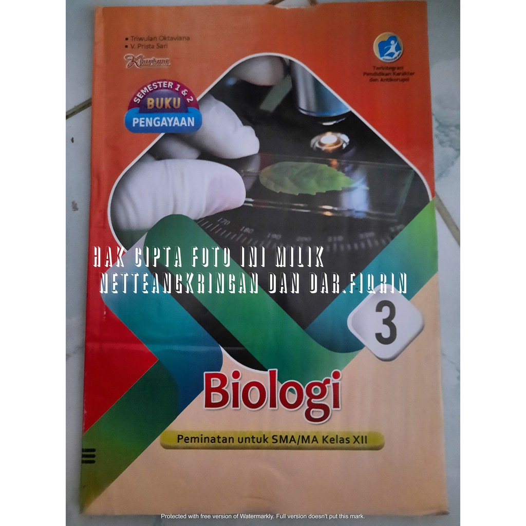 LKS Biologi Kelas 10 11 X XI SMA MA Semester 1 Kelas 12 XII Smstr 1&2 K13 revisi 2018 Kharisma Top New-4