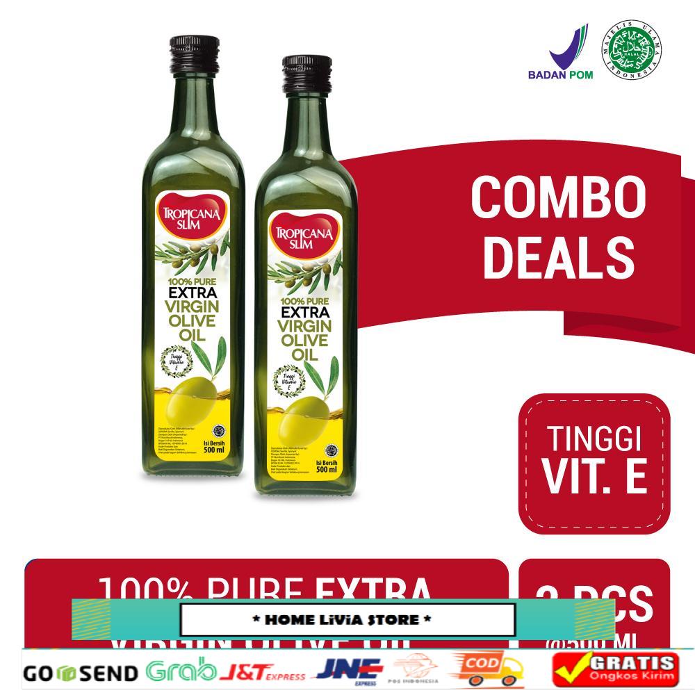 

Twin Pack - Tropicana Slim Extra Virgin Olive Oil 500ml - 100% Pure Extra Virgin Olive Oil