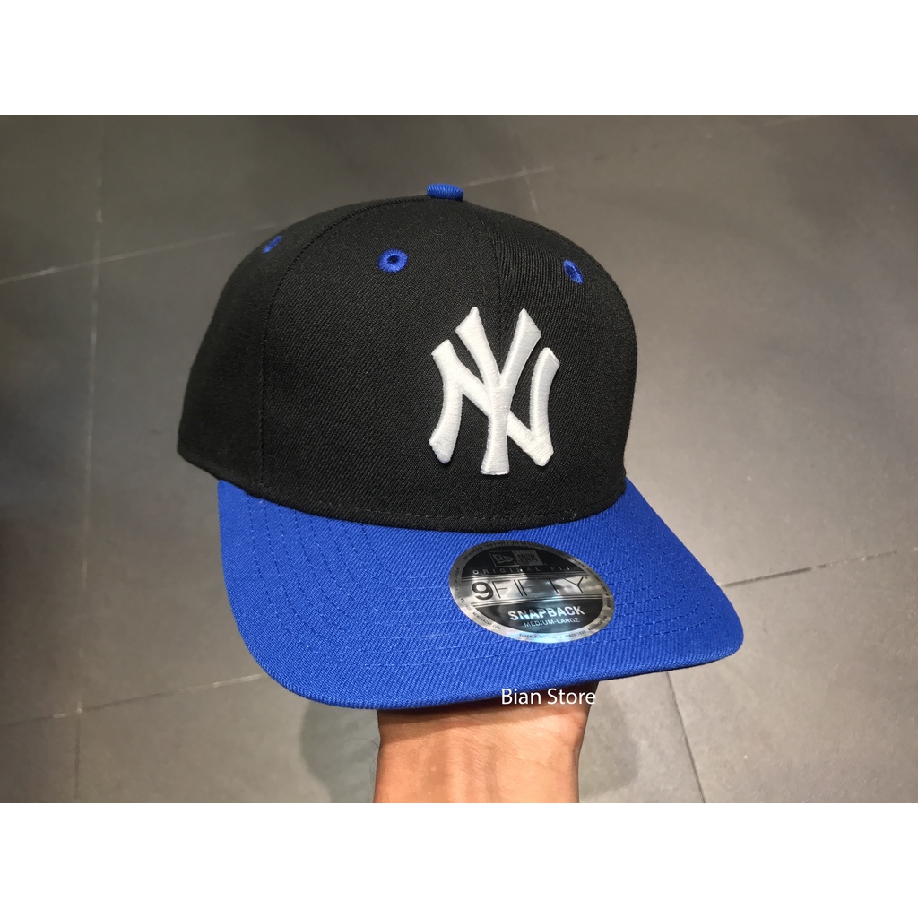 Topi New Era 9Fifty New York Yankees Black/Blue/White Snapback 100% Original Resmi