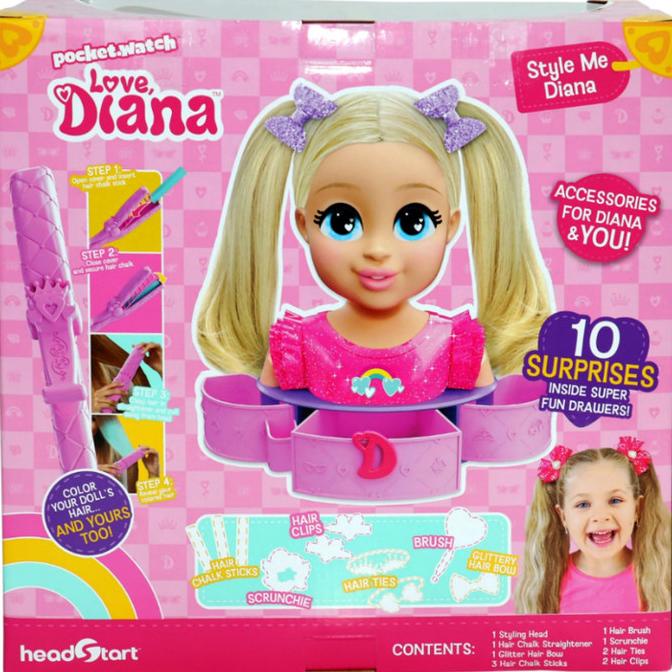 Mainan Anak Boneka Diana Love Diana Style Me Diana Doll Original
