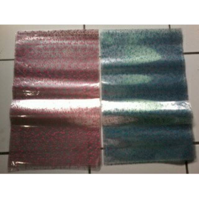 Isi 10 pcs, Plastik parcel motif ukuran 32x50 cm bentuk kantongan