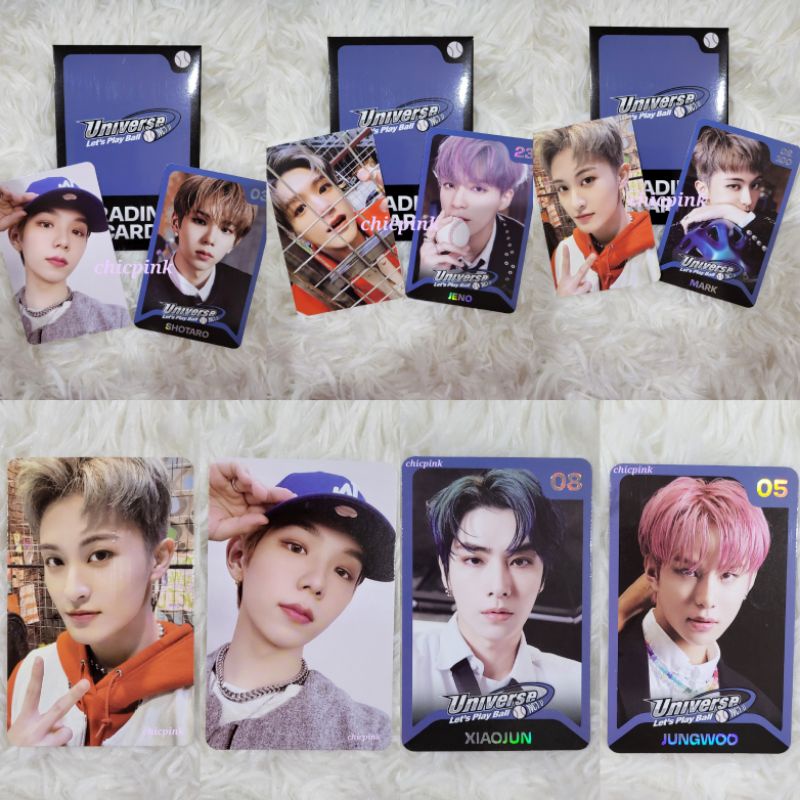 NCT U Trading Card TC Universe Let's Play Ball Jeno Mark Shotaro Jungwoo Xiaojun