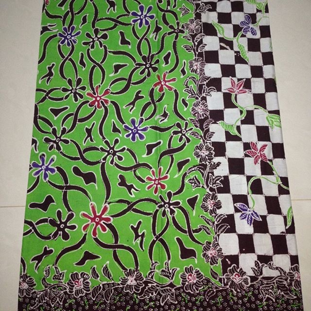Kain Batik Tulis Madura Motif Pagi Sore