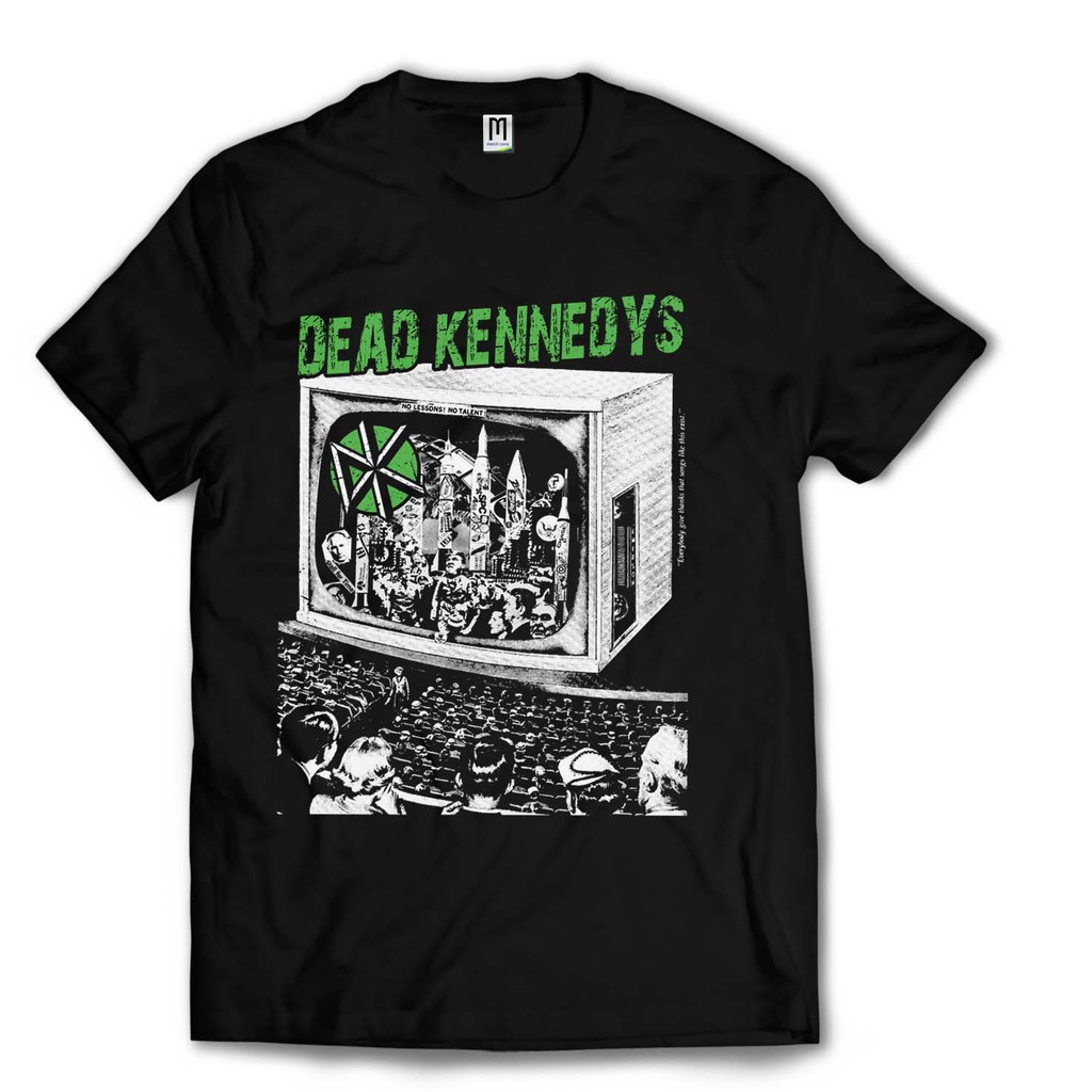 DEAD KENNEDYS-Kaos band punk-Hardcore/ Tag MerchCons - HITAM