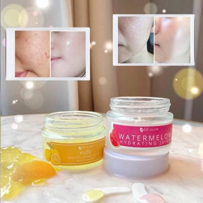 Hydrating Yuzu Moisturizer MS GLOW | Shopee Indonesia