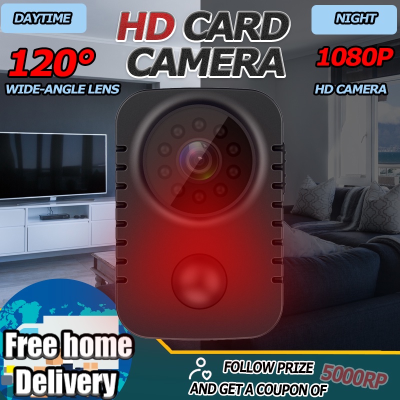 Spy Camera / HD Camera  / 1080P/  kamera PIR/ fungsi penglihatan malam/ Kamera kartu HD/ Kamera inframerah sudut lebar/ kamera aksi/ perekam kamera/