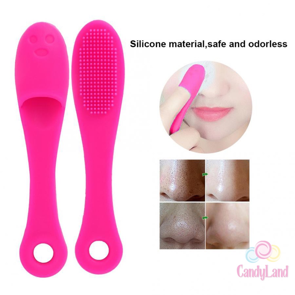 Sikat Pembersih Hidung Penghilang Komedo Silikon Brush Blackhead