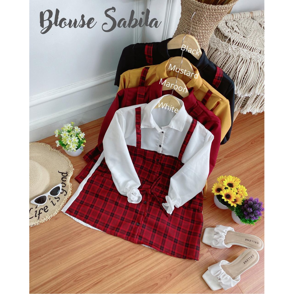 Blouse Semiwoll Sabila