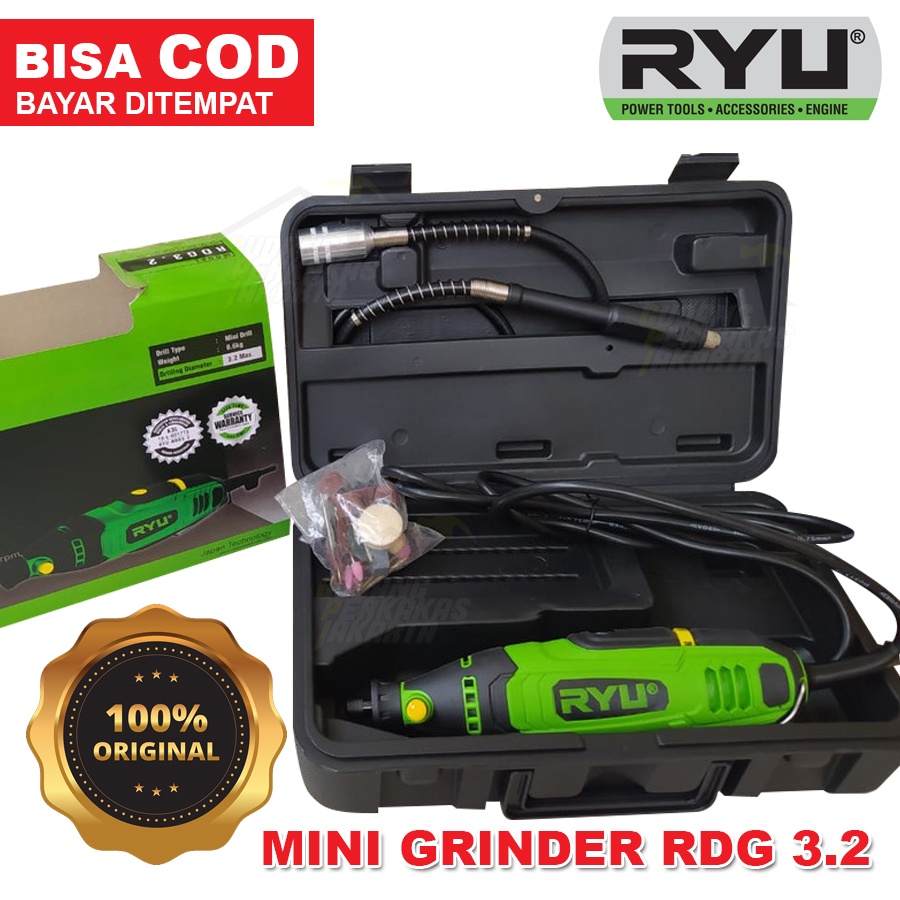 RYU Mesin Gerinda Mini / Mini Die Grinder Ryu Rdg 3.2 Tuner Mini