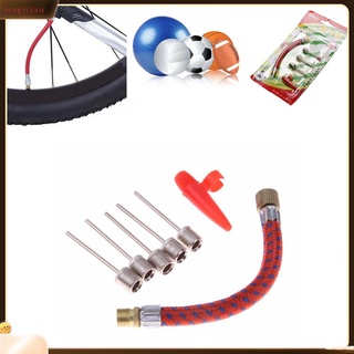 1 Set Aksesoris Adapter Selang Pompa Ban Sepeda / Bola Sepak / Basket / Voli
