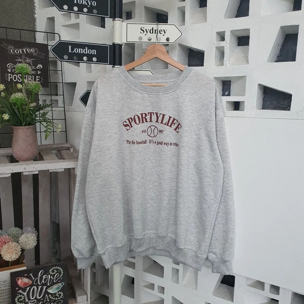 Nara Grosir - Sporty Life XXL Sweater l Fashion Pria dan Wanita