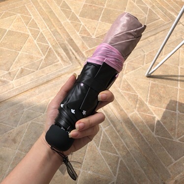 Payung Lipat Anti Sinar Uv Paradise Original Motif Kembang Bahan Vinyl