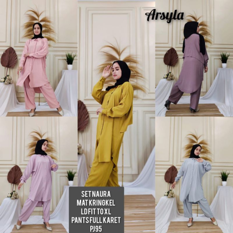 SETCEL RAYON LONGTUNIK BY ARSYLA