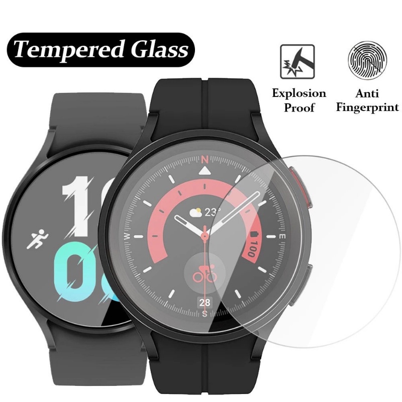 Pelindung Layar Tempered Glass HD Anti Gores Untuk Samsung Galaxy Watch 5 Pro