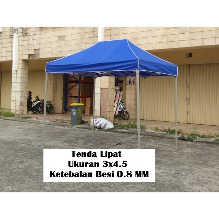 Tenda Lipat Ukuran 3x4.5 Besi Premium / Tenda Matic / Folding Tent