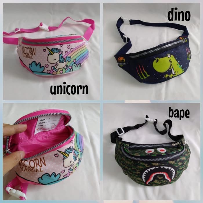 Waistbag cowok dnr murah waisbag kualitas best seller  WV655 tas pinggang selempang anak waist bag