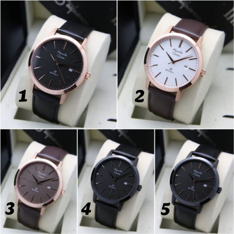 Alexandre Christie Pria AC1007 AC 1007 1007 Leather Original Garansi Resmi 1 Tahun