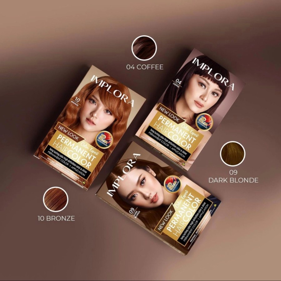 Implora New Permanent Hair Color Colour / Cat Rambut Permanen murah