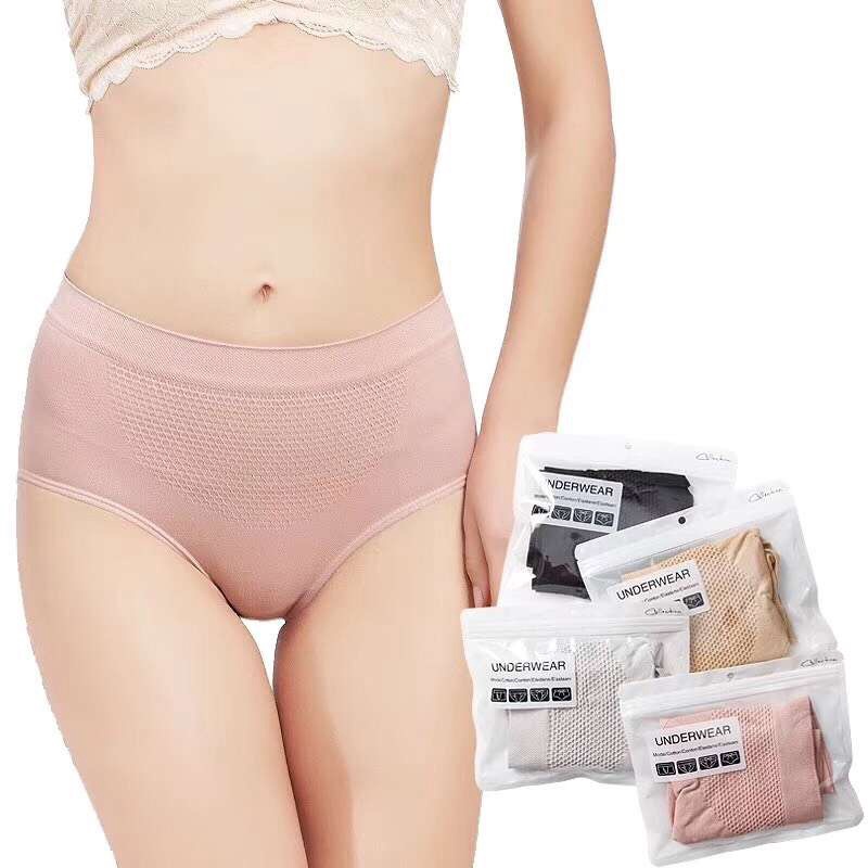 CD/celana dalam briefs QN07 seamless mid waist elastis wanita perempuan cewek Hight Waist Pants ACC