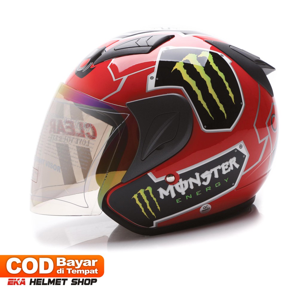 [Helm Dewasa] MSR Helmet Javelin - Monster - Merah