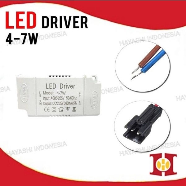 LED Driver Adaptor Switching Power Supply Lampu Strip Panel Downlight