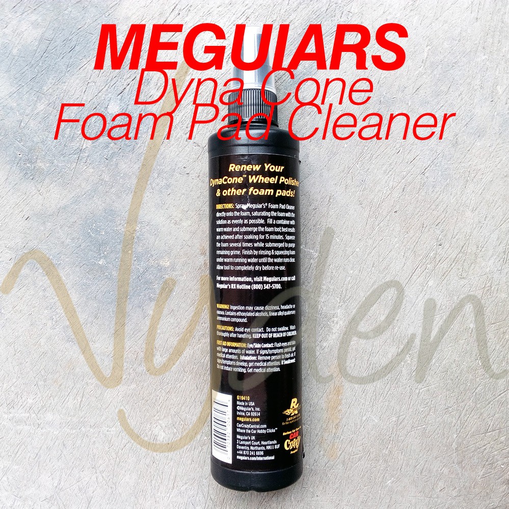 Meguiars DynaCone Pad Cleaner 110ml Spray Bottle Untuk cuci foam pad