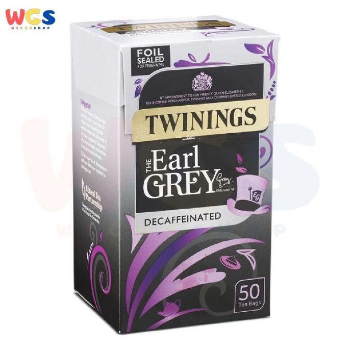 

Jual Twinings Earl Grey Tea Decaffeinated 50 Tea Bags 125G Teh