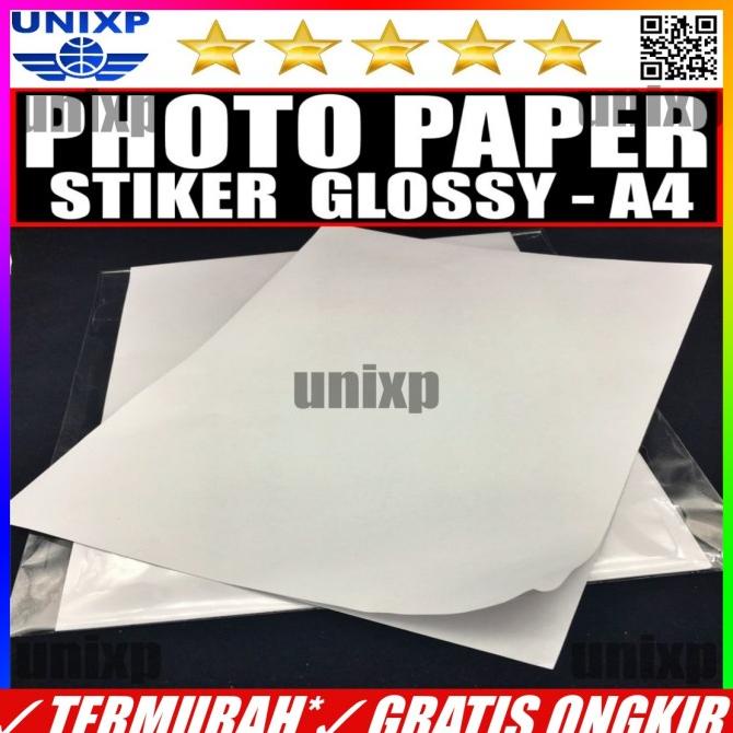 

Cuci Gudang Awal Tahun Kertas Stiker Cetak Foto Print Kertas Sticker Glossy Photo Paper A4 Cuci Gudang Awal Tahun
