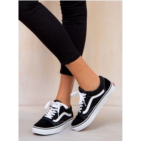 Sepatu Vans Oldskool Black White OG Size 36-43 Premium Quality