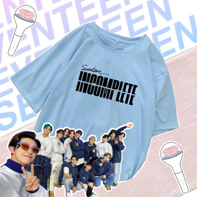 Baju Kaos Seventeen Incomplete typography