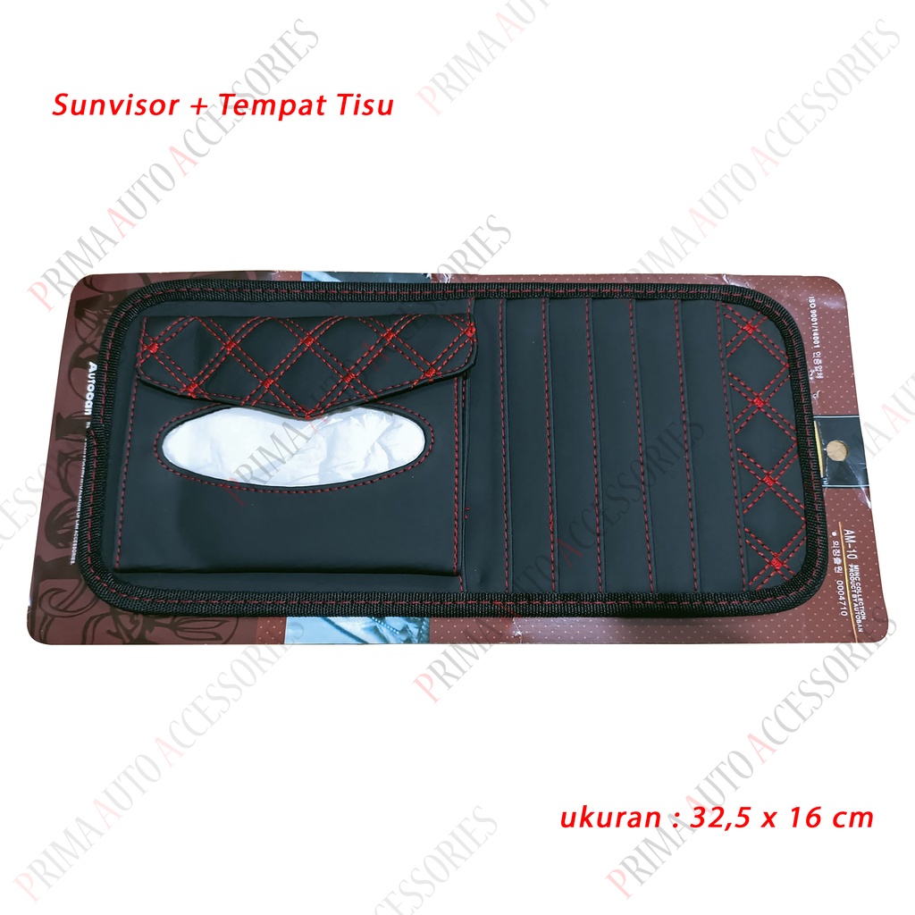 Sunvisor Tempat Tissu CD DVD Mobil