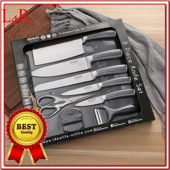 

IL-163S PROFESSIONAL KNIFE SET PERLENGKAPAN PISAU DAPUR | IDEALIFE BVN65496G