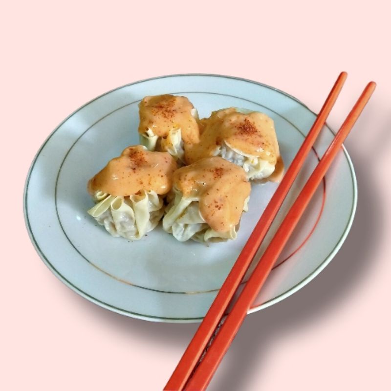 

4 Pcs Dimsum Ayam Udang Saus Mentai Siap Saji/Halal Dimsum/Homemade Dimsum