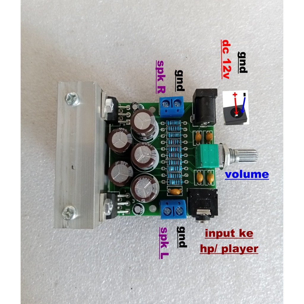 Modul TDA2003 10W Stereo Power Amplifier Plus Volume Control