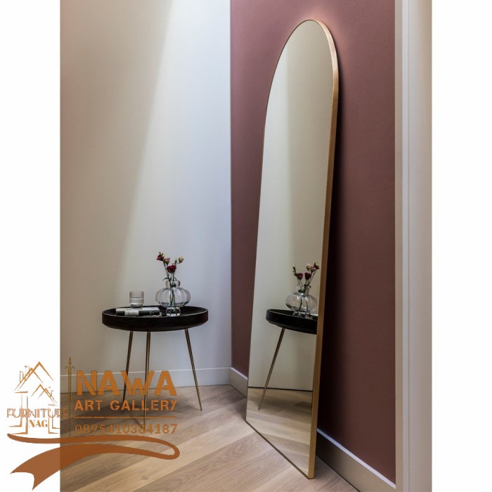 FINE | Cermin Badan Edge Mirror Arch Floor - Standing Mirror