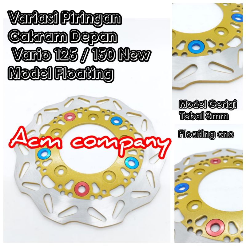 Disc Brake Piringan Cakram Floating Thailok Vario 125 New / Vario 150 New