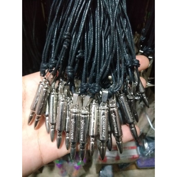 kalung tali bandul peluru