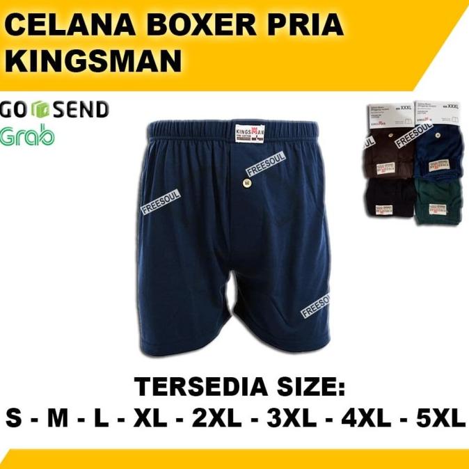 Celana Dalam Pria Super Bigsize | Boxer Jumbo Kingsman |4Xl 5Xl Jumbo