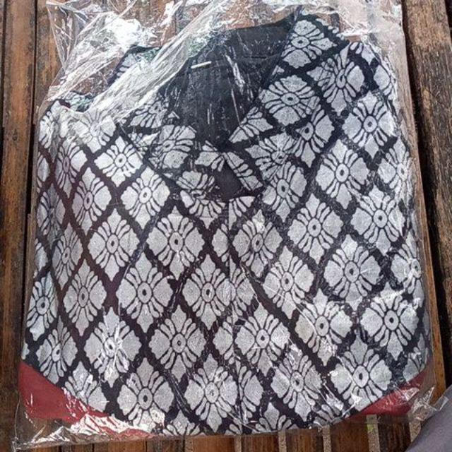 Batik Couple Baju Pasangan Maura Couple - Sania Ruffle Batik Couple Ori Ndoro Jowi Dnt