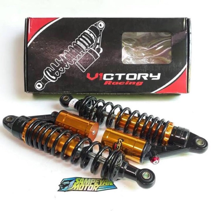 Shock Tabung Bebek Victory Hitam Gold Kualitas Terbaik
