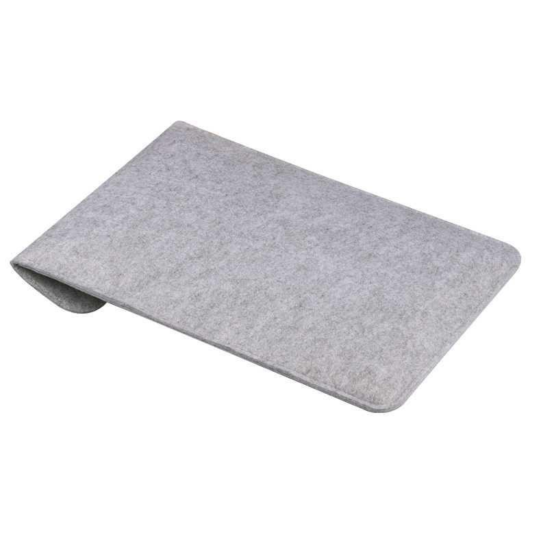 Rhodey Felt Button Style Sleeve Case Laptop Ultrabook - DA58 [Dark Gray] [12&quot;]