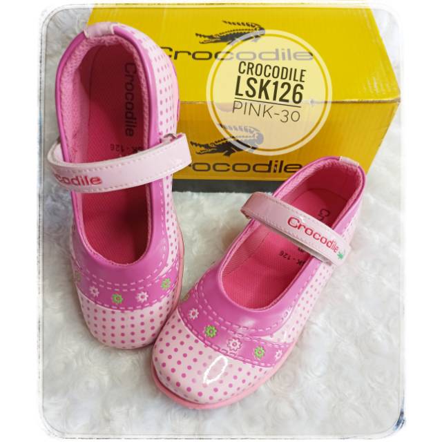 SEPATU PESTA FLATSHOES ANAK PEREMPUAN CEWE CROCODILE