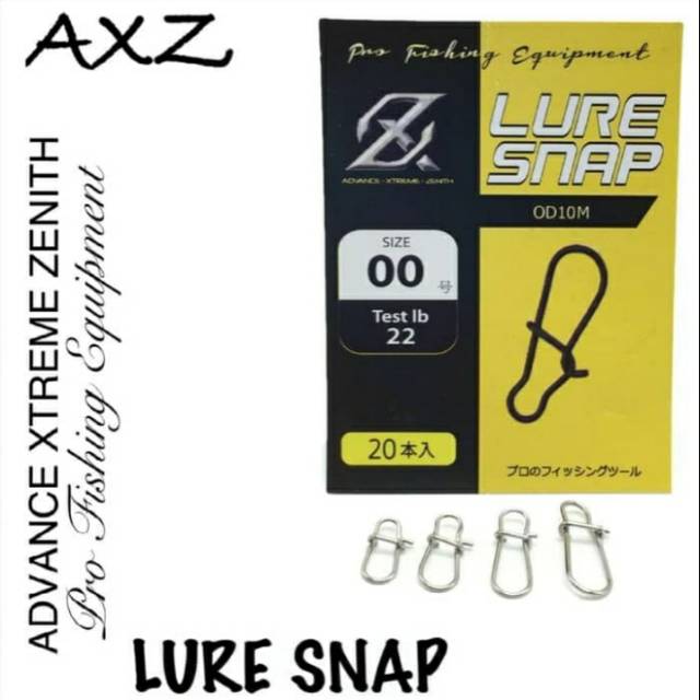 AXZ LURE SNAP #00 - 0 - 1 - 2 - 3