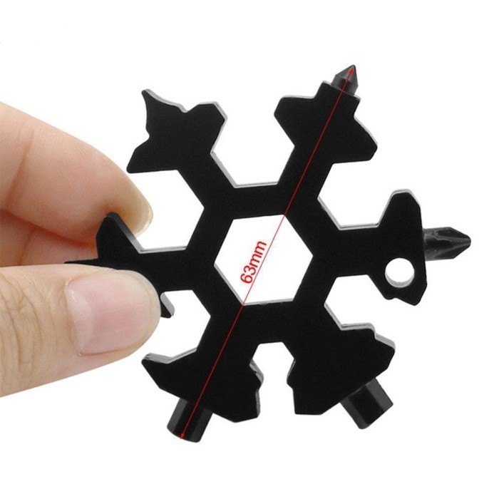 Multi Tool 18 in 1 Snow flake Multi-tool Pocket Tool Spanner Hex Wrench Bottle