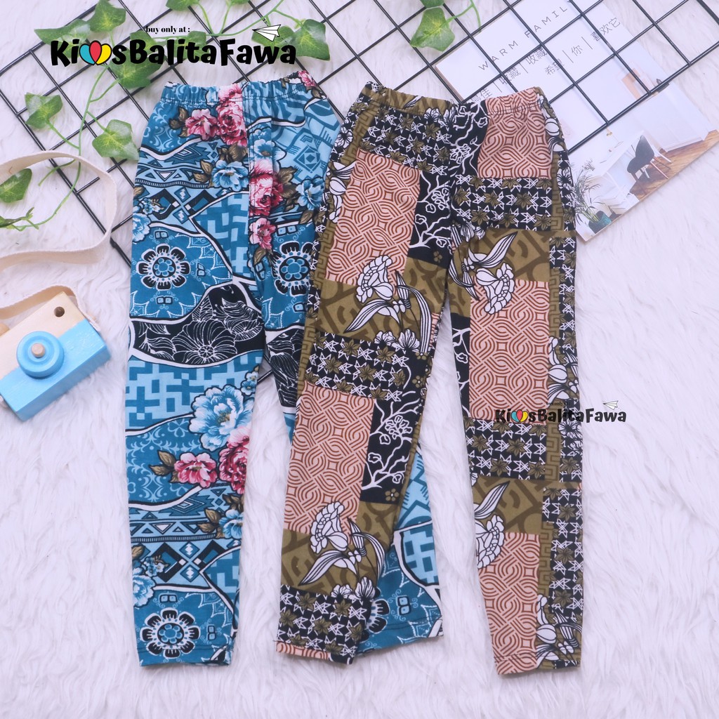 Legging Carlissa 3-4 Tahun / Celana Panjang Cewek Balita Fashion Kids Murah Leging Anak Perempuan